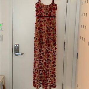 For Love and Lemons Embellished Floral Maxi